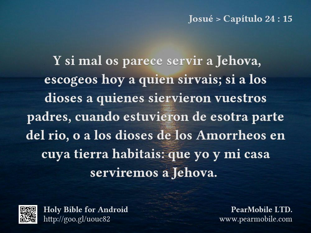 Josué, Capítulo 24:15